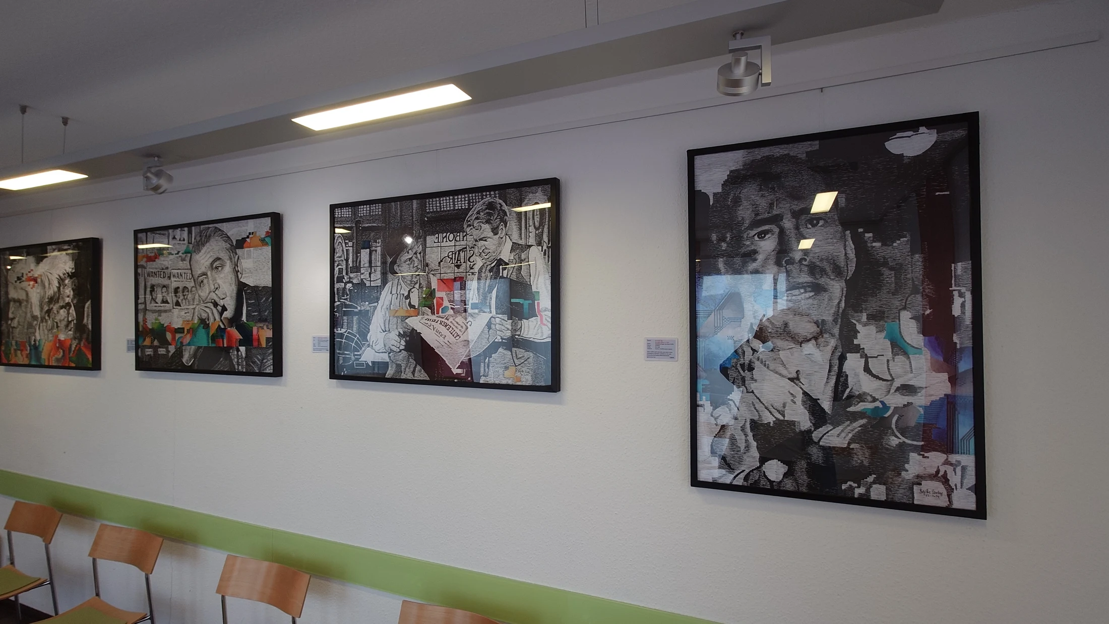 Ausstellungsansicht: Ex-Position im Hausarztzentrum Kemnade · Bochum